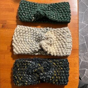 Twist headbands handknitted